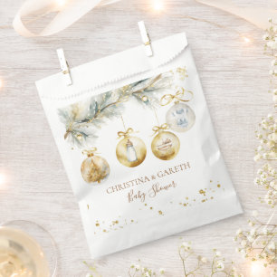 Christmas Boho Merry Little Baby Shower Favour Bags
