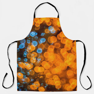 Christmas bokeh lights apron