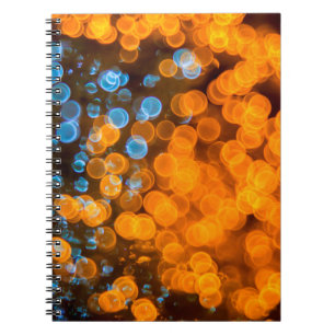 Christmas bokeh lights notebook