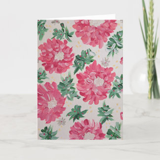 Christmas Bonanza Floral Note Card