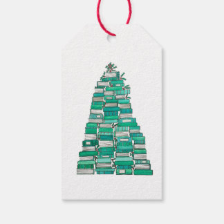 Christmas Book Tree Gift Tags