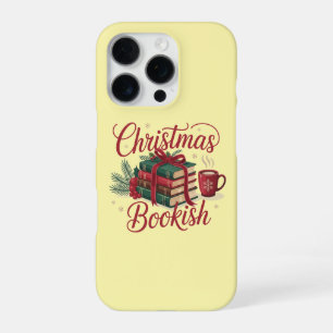 Christmas Bookish Cosy Reading Lover Bookworm Xmas iPhone 16 Pro Case