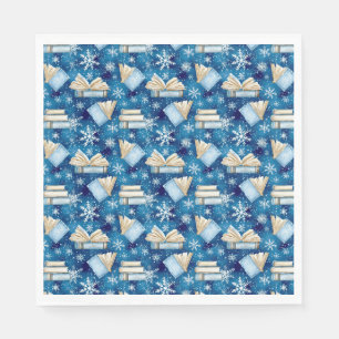 Christmas Books Napkin