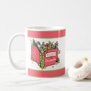 Christmas Books Reading Coffee Mug