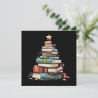 Christmas Books Tree Book Lover Teachers Bookworm