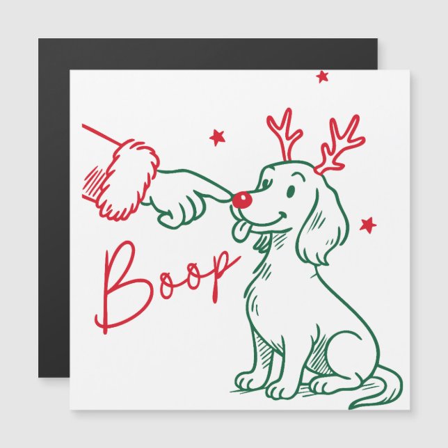Christmas Boop Dachshund Dog (Front/Back)