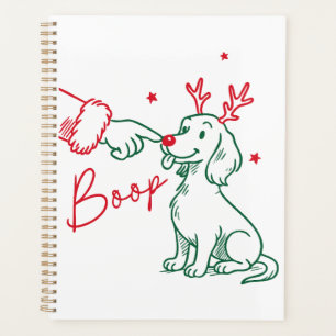 Christmas Boop Dachshund Dog Planner