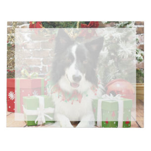 Christmas - Border Collie - Jessup Notepad