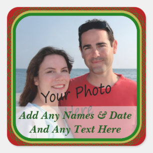 Christmas Border For Your Photo & Text Stickers