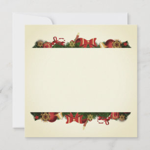 Christmas Borders Holiday Card