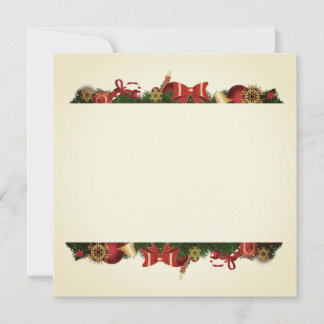 Christmas Borders Holiday Card