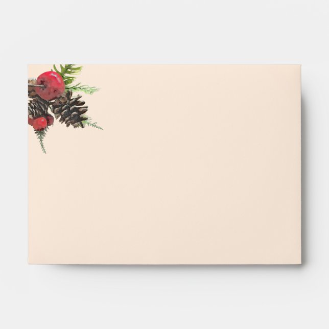 Christmas Botanical Envelopes (Front)