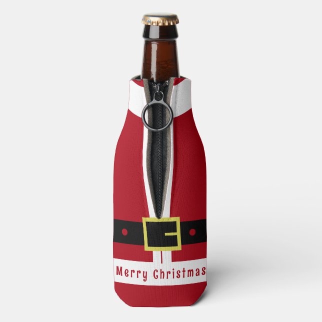 Christmas Bottle Cooler Santa Claus Gift (Bottle Back)