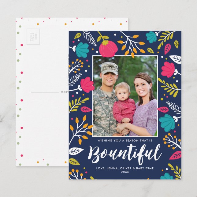 Christmas Bounty Holiday Postcard (Front/Back)