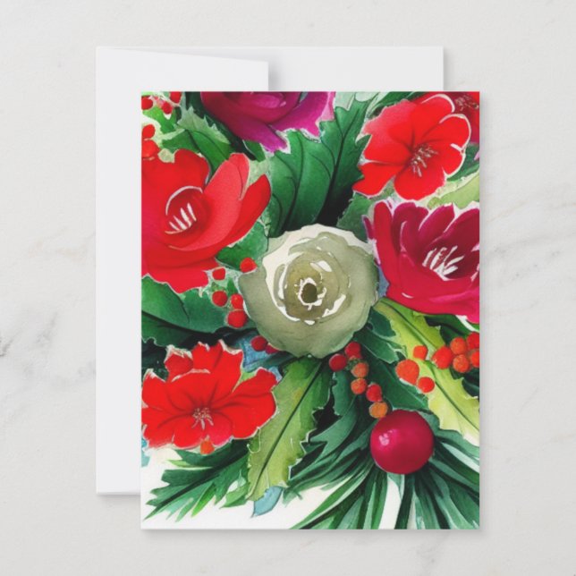 Christmas Bouquet Card (Front)