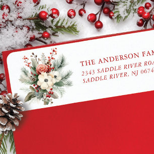 Christmas Bouquet Return Address