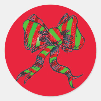 Christmas Bow Stickers