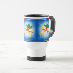 Christmas Bow Travel Mug