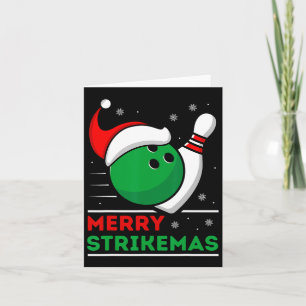 Christmas Bowling  Card