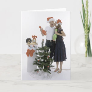 Christmas Bowling Holiday Card