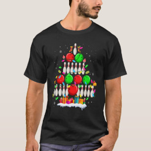 Christmas Bowling Tree  For Bowling  Men Women T-Shirt