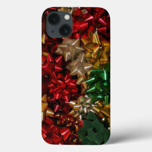 Christmas Bows Colourful Festive Holiday iPhone 13 Case