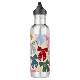 Christmas Bows Coquette 710 Ml Water Bottle