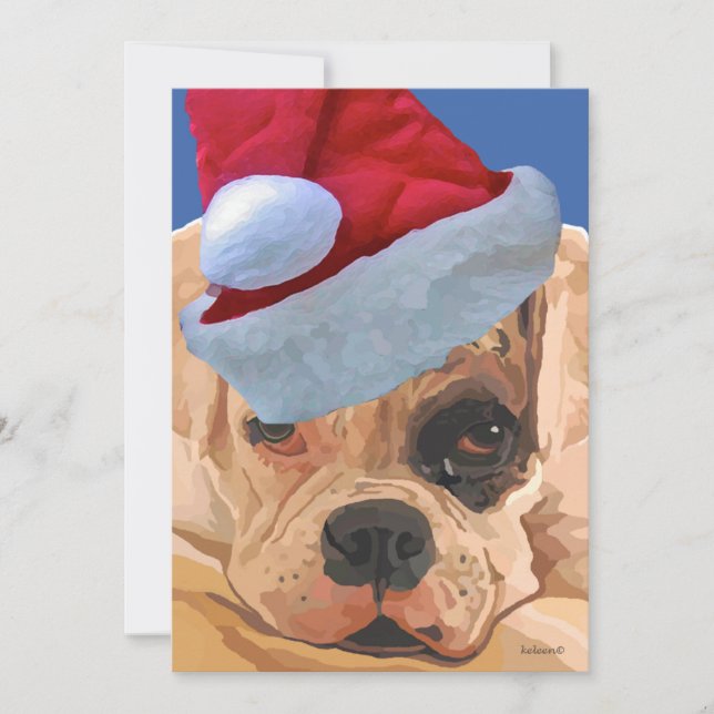 Christmas Boxer card (Front)