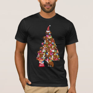 Christmas Boxer Dog Puppy Cute T-Shirt