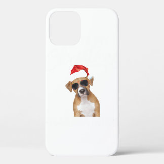 Christmas Boxer Dog Xmas Animals Lover Pet Owner iPhone 12 Case