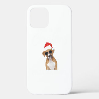 Christmas Boxer Dog Xmas Animals Lover Pet Owner iPhone 12 Case