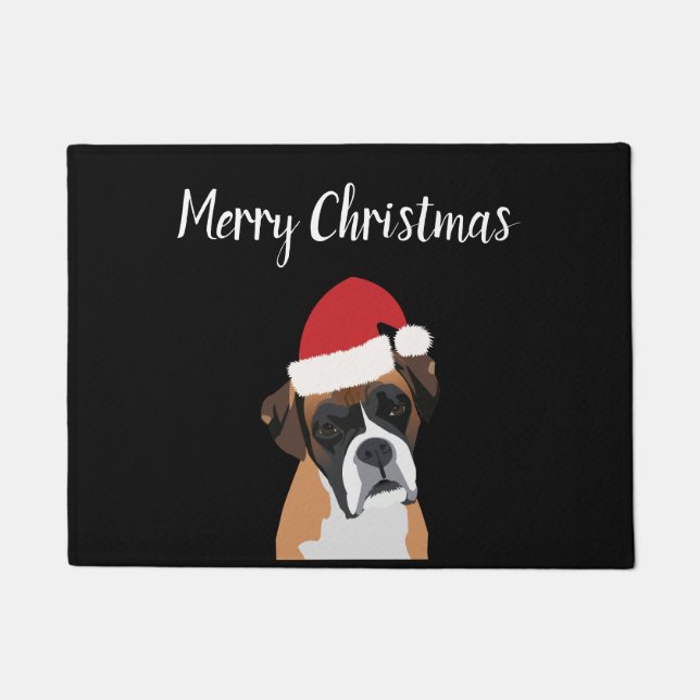 Christmas Boxer Doormat (Front)