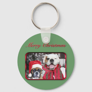 christmas boxers keychain