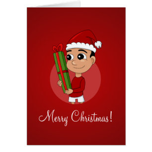 Christmas boy cartoon