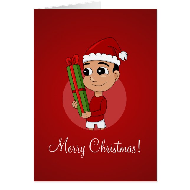 Christmas boy cartoon (Front)