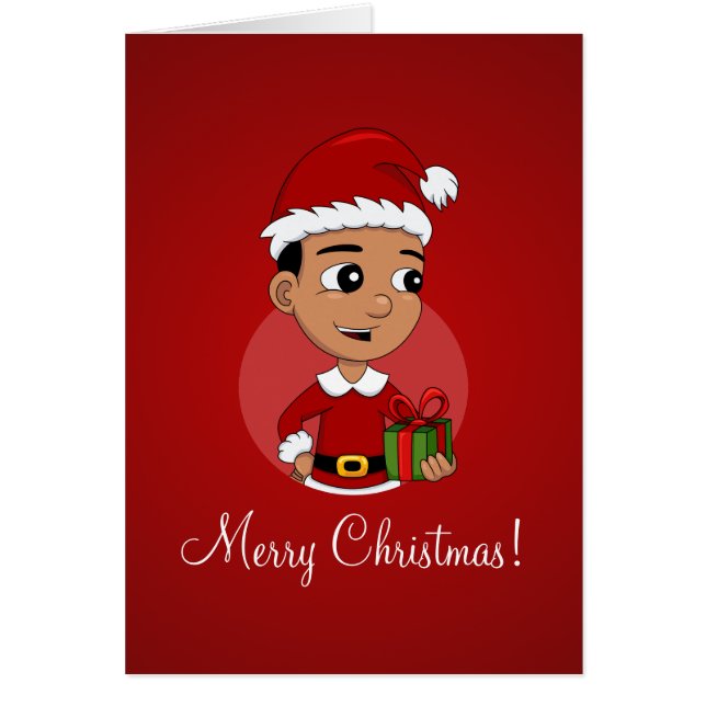 Christmas boy cartoon (Front)