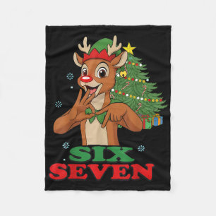 Christmas Boy Kids Fleece Blanket