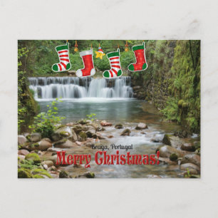 Christmas, Braga, Portugal Postcard