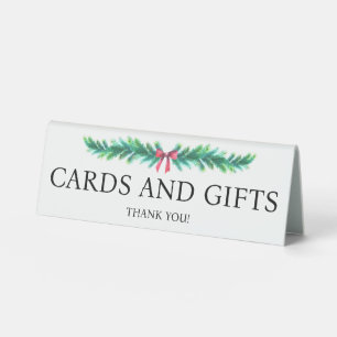 Christmas Branch Cards and Gifts Baby Shower