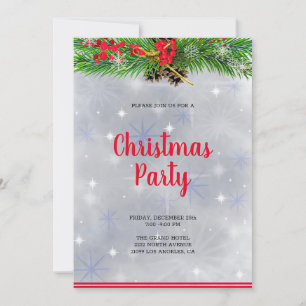 Christmas Branch Invitation