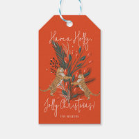 Christmas Branch & Tigers Holly Jolly Christmas