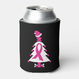 Christmas Breast Cancer Awareness Can Cooler