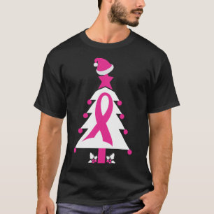 Christmas Breast Cancer Awareness T-Shirt