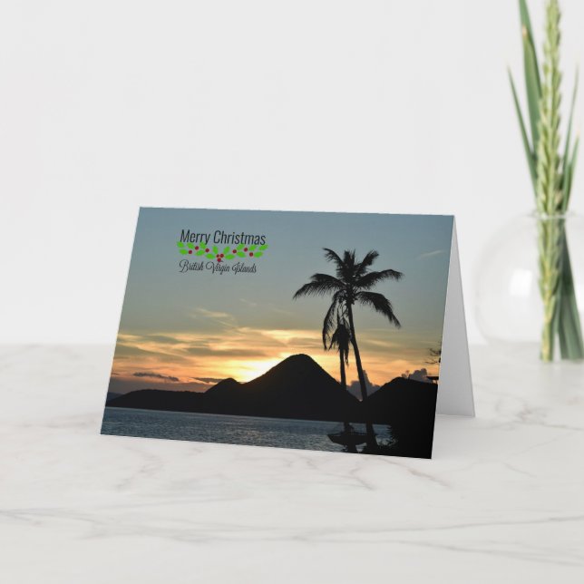 Christmas, British Virgin Islands,  Card (Front)