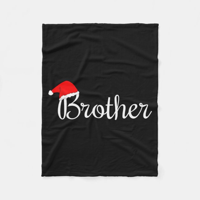 Christmas Brother  Fleece Blanket (Front)