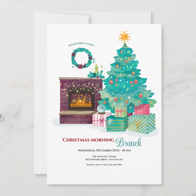 Christmas Brunch Invitation (Front)