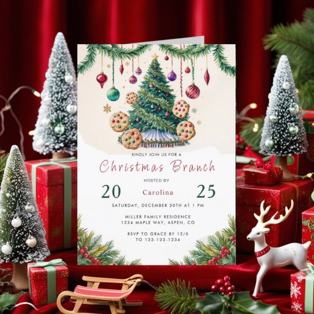 Christmas Brunch Invitation Card - Holiday Brunch (Creator Uploaded)