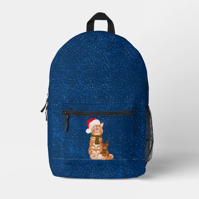 Christmas Buddies Printed Backpack (Front)