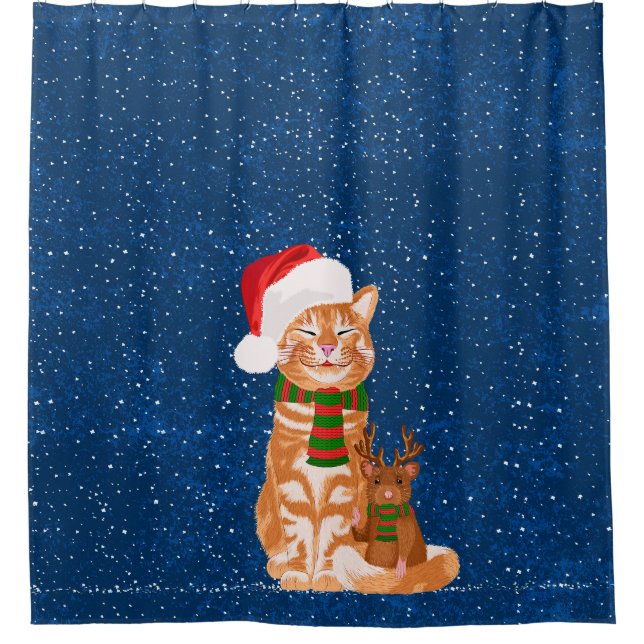 Christmas Buddies Shower Curtain (Front)