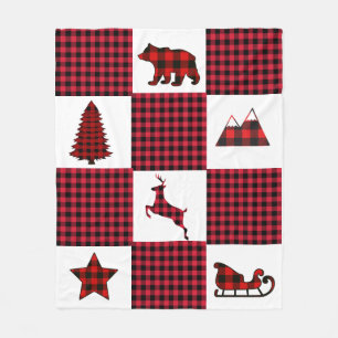 Christmas Buffalo Plaid Blanket